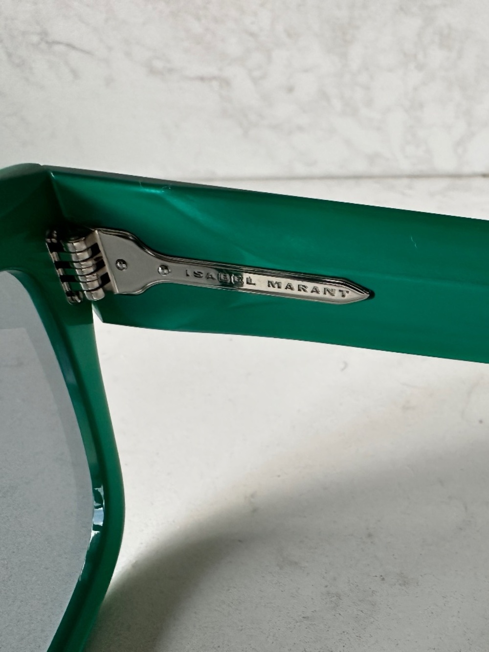 NIB | Isabel Marant | Pearled Green Cat-Eye Sunglasses - IM 0170/S - Picture 7 of 8